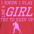 thumbnail image 3 of CafePress - Hockey Like A Girl T Shirt - Women's Traditional Fit Dark T-Shirt, 3 of 4