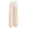 thumbnail image 5 of COMVALUE Palazzo Pants for Women Wide Leg Flowy Pants with Pockets Elastic Mid Waist Summer Beach Vacation Outfits Lightweight (White, L), 5 of 7