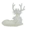 thumbnail image 4 of Northlight Cable Knit Sweater Sitting Reindeer Christmas Figure - 9.75", 4 of 5
