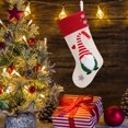 thumbnail image 5 of Xuniizn Christmas Stockings Bulk, Assorted Festive Xmas Stockings for Fireplace Mantel Decor, Traditional Holiday Ornaments, Christmas Decorations for Home, Cloth, White, 5 of 9