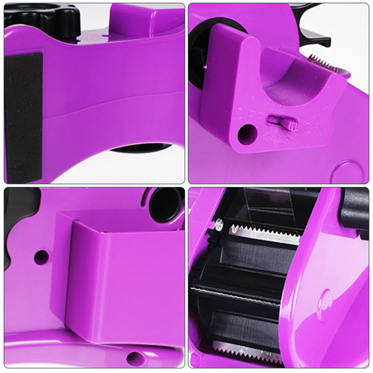 Tape Dispenser Semi-Automatic for Office,School and Warehouse. Purple 46mm