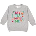 thumbnail image 2 of Inktastic My Tia Loves Me Niece Toddler Sweatshirt, 2 of 4