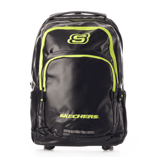 Mochila Skechers Unisex Color Negro con Ruedas Letters 3534