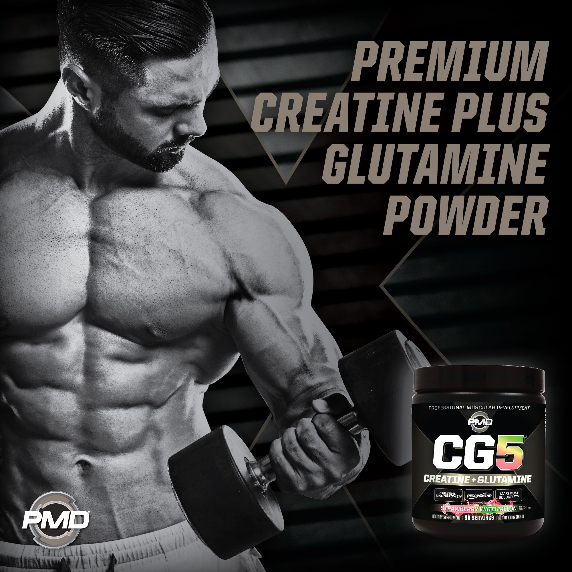 PMD Strawberry Watermelon Creatine + Glutamine 5.9 oz