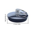 thumbnail image 3 of Cateissary Tapón de baño de acero inoxidable de 3 piezas, tapón fácil de drenar para fregadero de cocina, tapón de drenaje de goma ADAPTABLE, 3 of 6
