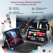 11inch Android 15 Tablet,128GB ROM 16GB RAM,Android Tablet,5G WiFi+4G Cellular,MTK8786 2.0Ghz Octa-Core Tableta,21MP Dual Camera,GPS,BT5.0,8000mAh,Tablet with Keyboard,4G LTE Tablet for T-Mobile