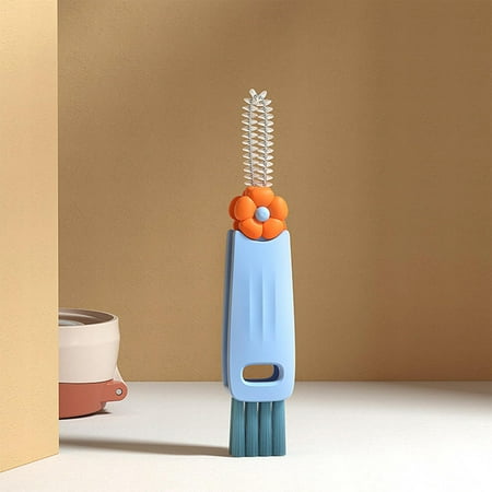 

Three-in-one Cup Cover Cleaning Brush Household Kitchen Multifunctional Folding All-around Creative Cleaning Brush Tool