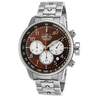 Invicta Men's S1 Rally Automatic Gold Dial Blue Polyurethane Watch