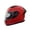 Red, variant on Helmet for Adults Strong Helmet ATV Dirtbike Motorcross Moped Scooter Motorcycle Helmet Full Face with Visor, DOT Certified, Flip-Up Visor (Red ) ( Small )