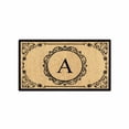 thumbnail image 2 of Darby Home Co Albertina Engineered Anti Shred Treated Decorative Border Monogrammed Doormat, 2 of 7