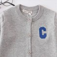 thumbnail image 6 of NOLDARES Baby Cardigan Sweater Romper Pullover Soft Knit Clothes Lightweight Long Sleeve for Boy Girl Infants & Toddlers(Grey,7-8 Y), 6 of 7