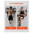 thumbnail image 3 of Pull Up Bar Wall Mounted, Chin Up Bar Dip Station - Heavy Duty Steel Home Gym - 440lbs Capacity - Upper Body Workout Power Tower, 3 of 9