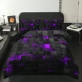 thumbnail image 5 of Geometric Comforter Set Queen Size Bedding Set, 3PCS Geometry Bed Set Modern Quilt Set 1 Comforter 2 Pillowcases for Room Decor All Season, 5 of 10
