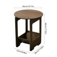 thumbnail image 3 of Yyuenw Living Room Storage Table,Bedside Shelving Round Table,Modern Style Portable Small Side Table for Bedroom and Sofa Corner Storage, 3 of 5