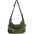 thumbnail image 2 of Canvas Messenger Bag for Women Men  Satchel Bag Aesthetic Crossbody  Bag Casual Sling Bag, 2 of 7