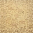 thumbnail image 1 of Ahgly Company Machine Washable Indoor Square Traditional Yellow Area Rugs, 5' Square, 1 of 7