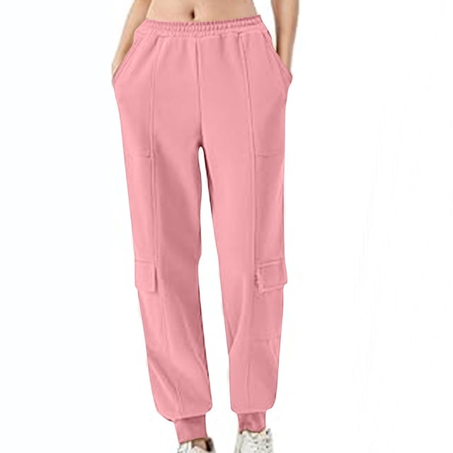 Leggings Larges Décontractés Amples de Sport Unis pour Femmes