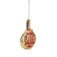 thumbnail image 3 of Northlight 5" Deep Dish Pepperoni Pizza Glass Christmas Ornament - Gold, 3 of 3