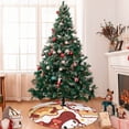 thumbnail image 7 of Saiise Christmas Tree Skirt 48" ,Xmas Tree Skirts with Sanrio K Pattern,Tree Mat for Indoor Outdoor Christmas Winter Holiday Party Indoor Decorations, 7 of 7