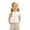 White, variant on SNKSDGM Baby Girls' Ruffle Trim Short Sleeve Top, Solid Color Lettuce Edge Basic Tee Comfortable Fit Cropped for Summer & Year-Round Layering White 9-12 Months