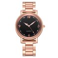 thumbnail image 1 of HBFAGFB Montre Femme Bracelet en Acier Inoxydable Décontractée Mode Robe Convenant aux Hommes et aux Femmes Noir, 1 of 4