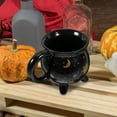 thumbnail image 4 of Taza de bruja novedosa, taza de caldero de cerámica, taza de café, taza de caldero de cerámica, decoración de Halloween, 4 of 5