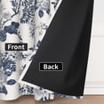 thumbnail image 3 of Tchckioa 52x63 Blackout Curtains for Bedroom,Privacy Protection Grommet Window Drapes,Set of 2,Flowers, 3 of 9