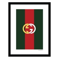 Fashion Deco Designer Logo - Framed Print