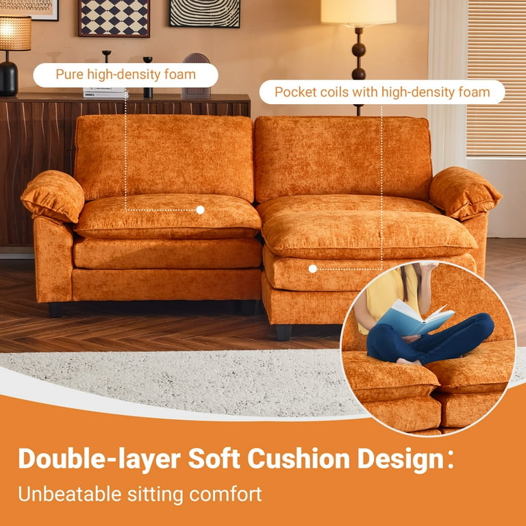 Ktaxon Sectional Sofa L Shaped Couch with Chaise Living Room