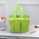 thumbnail image 5 of Bolsa organizadora de malla resistente para ducha con asa reforzada, gran capacidad impermeable para artículos esenciales de baño, artículos de aseo de viaje y accesorios de spa. Aestivo |, 5 of 7