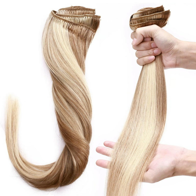 100g 120g 140g 200g full head clip in hair extension 14 -30 Remy real  hair