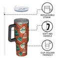 thumbnail image 4 of Christmas 40oz Tumbler– Stainless Steel Insulated Tumbler with Handle and Straw, Large Capacity Travel Cup for Hot & Cold Drinks, 4 of 7
