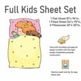 thumbnail image 4 of Patchwork Sport aNew 4Pc Full Colorful Soft & Vibrant Printed Pattern Microfiber Bedding Sheet Set Flat sheet, Fitted sheet, and 2 Pillowcases, 4 of 5