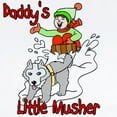thumbnail image 2 of CafePress - Daddy's Little Musher Infant Bodysuit - Baby Light Bodysuit, Size Newborn - 24 Months, 2 of 4