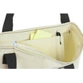 thumbnail image 3 of Canvas Tote Bag - CREATIVITY Bag KID Tested & Approved - Bulk Deal - Mato & Hash - 50PK Natural/Black CA2700, 3 of 3
