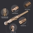 thumbnail image 3 of Uxcell 3pcs 47/64" Twist Drill Bits, M35 Cobalt High-Speed Steel Drill Bit for Metal, 3 of 6