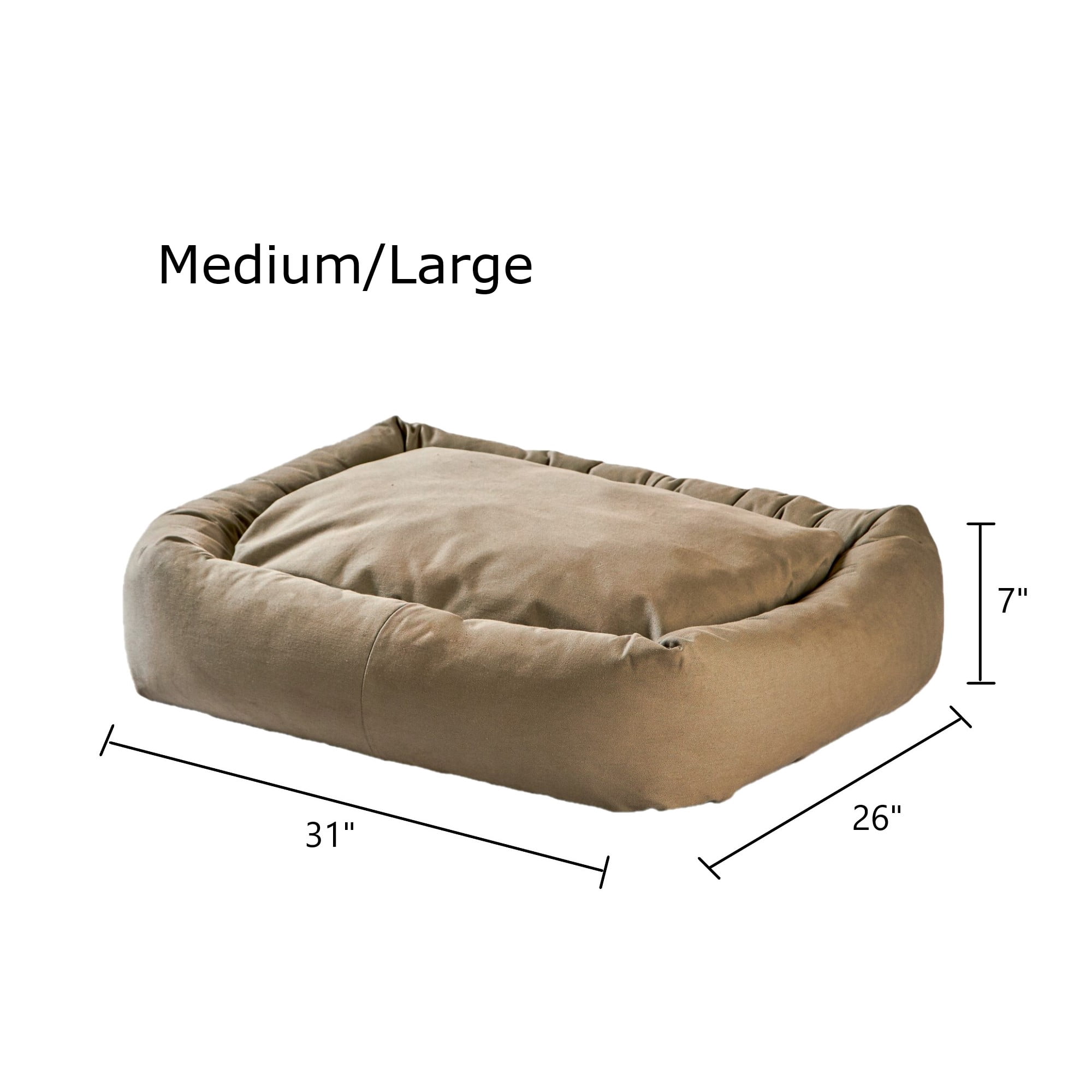 Happy Hounds Max Rectangle Indoor and Outdoor Bumper Dog Bed