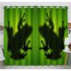 thumbnail image 1 of Cortina de ventana ABPHQTO Silueta de sombra de rana tamaño 130x210 cm (dos piezas), 1 of 2