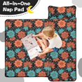 thumbnail image 4 of Pioneer Flower Floral Print Pattern Toddler Nap Mat for Teens Preschool Daycare, Teens Sleeping Mat Bag, Toddler Sleeping Bag with Pillow, 4 of 6