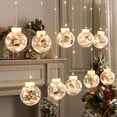 thumbnail image 3 of 10 piezas lámpara LED decorativa de Navidad Colco Luz colgante de Navidad Santa cálido Santa blanco cálido, 3 of 8