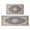 Bohemian Light Orange-21, variant on 2 Piece Bohemian Light Orange Carpet Rug Kitchen Rug Set, Decor Kitchen Rugs, Absorbent Non-Slip Washable Floor Mats, Home Indoor Runner Rugs 17"x47" 17"x30"