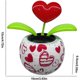 thumbnail image 3 of Solar Powered Dancing Flowers Swinging Ornament Electric Bobblehead Solar Flowers Toy for Car Home Decoration Gift, 3 of 5