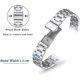 thumbnail image 3 of Correa fina de repuesto compatible con Apple Watch de 38 mm, 40 mm, 41 mm, 42 mm, 44 mm y 45 mm, de acero inoxidable para mujer y hombre, compatible con iWatch SE Series 7., 3 of 5