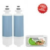 Replacement Water Filter For LG LMX25986ST -by Refresh (2 Pack)