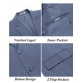 thumbnail image 5 of COOFANDY Mens Casual Blazer Slim Fit Formal Business Suit Jacket Two Button Lightweight, 5 of 5