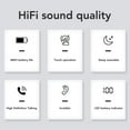 thumbnail image 3 of Sleep Earbuds ,BT 5.3 Mini Touch Control Sleeping Earbuds For Side Sleepers Small Ears Canal,Discreet In Ear Tiny Earphones Women Men For Work, 3 of 8