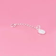 thumbnail image 5 of QQTDFG Sterling SilverExtender Chain Necklace Bracelet Extension with Round Tag A5121-3 pieces, 5 of 5