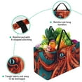 thumbnail image 3 of Octopus Large Capacity Reusable Foldable Oxford Cloth Storage Bin Cube Organizer with Grocery and Picnic Baskets, 3 of 7