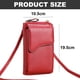 thumbnail image 2 of Bolso bandolera de PU de gran capacidad para mujer, cartera larga, bolso para teléfono móvil de color sólido, 2 of 5