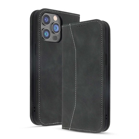 Funda MYBAT Cartera para iPhone 14 PRO Negra Executive Wallet